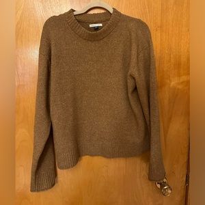 American Eagle So Soft Camel Sweater